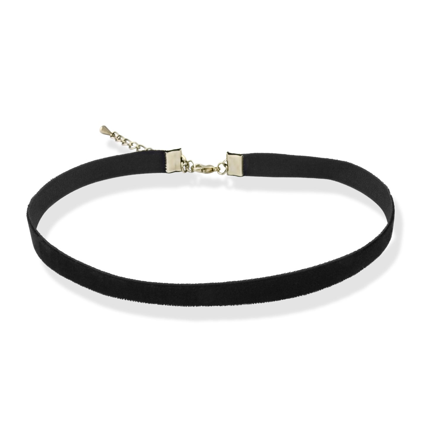 3/8" Black Velvet Choker Necklace