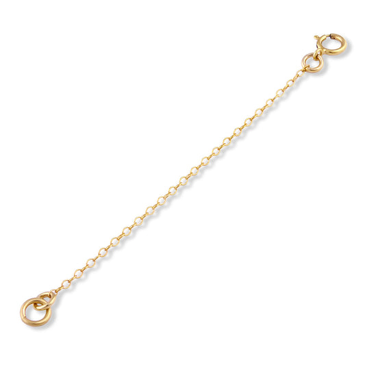 14k Gold Filled 1mm Necklace Extender Chain