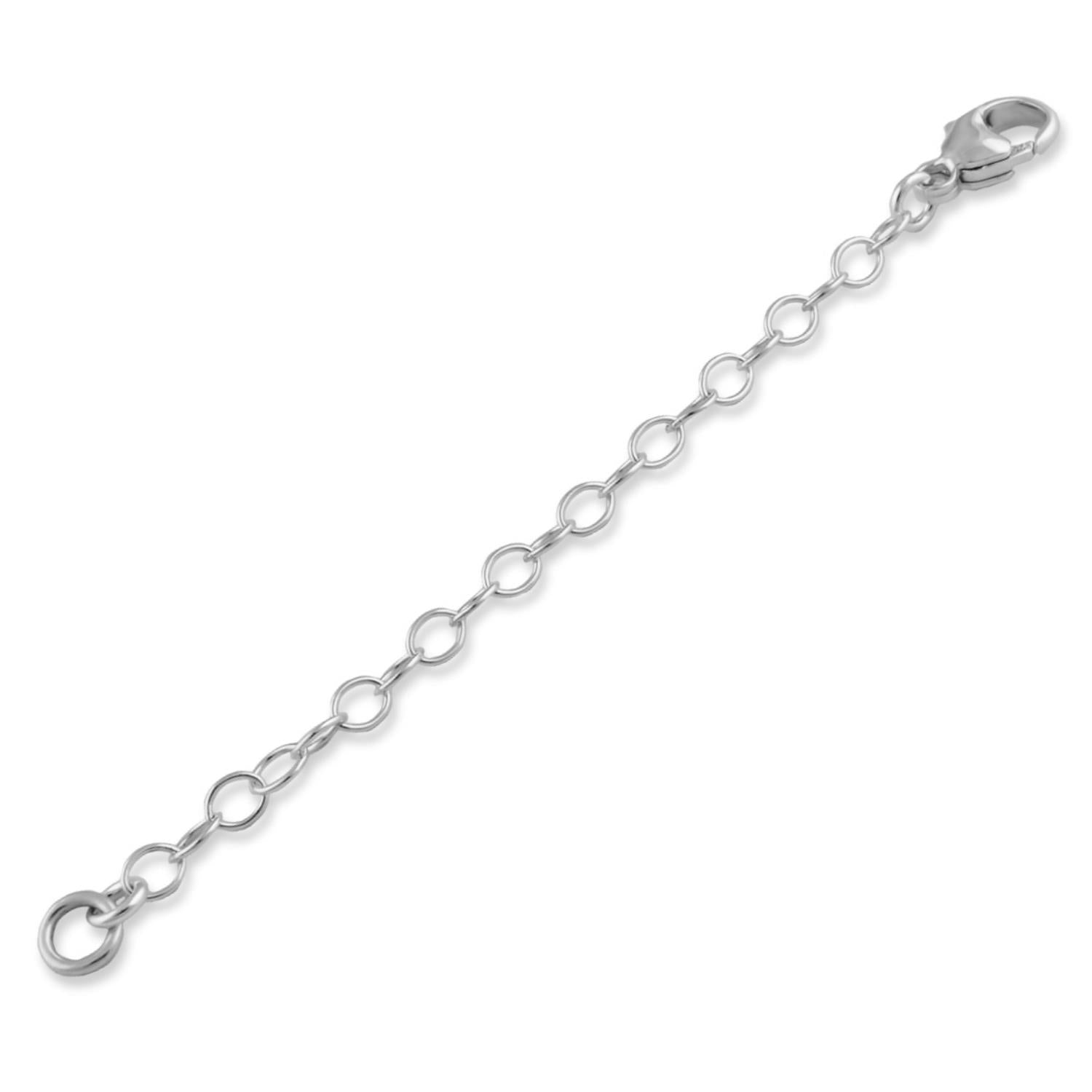 Sterling Silver 3mm Necklace Extender Chain 6
