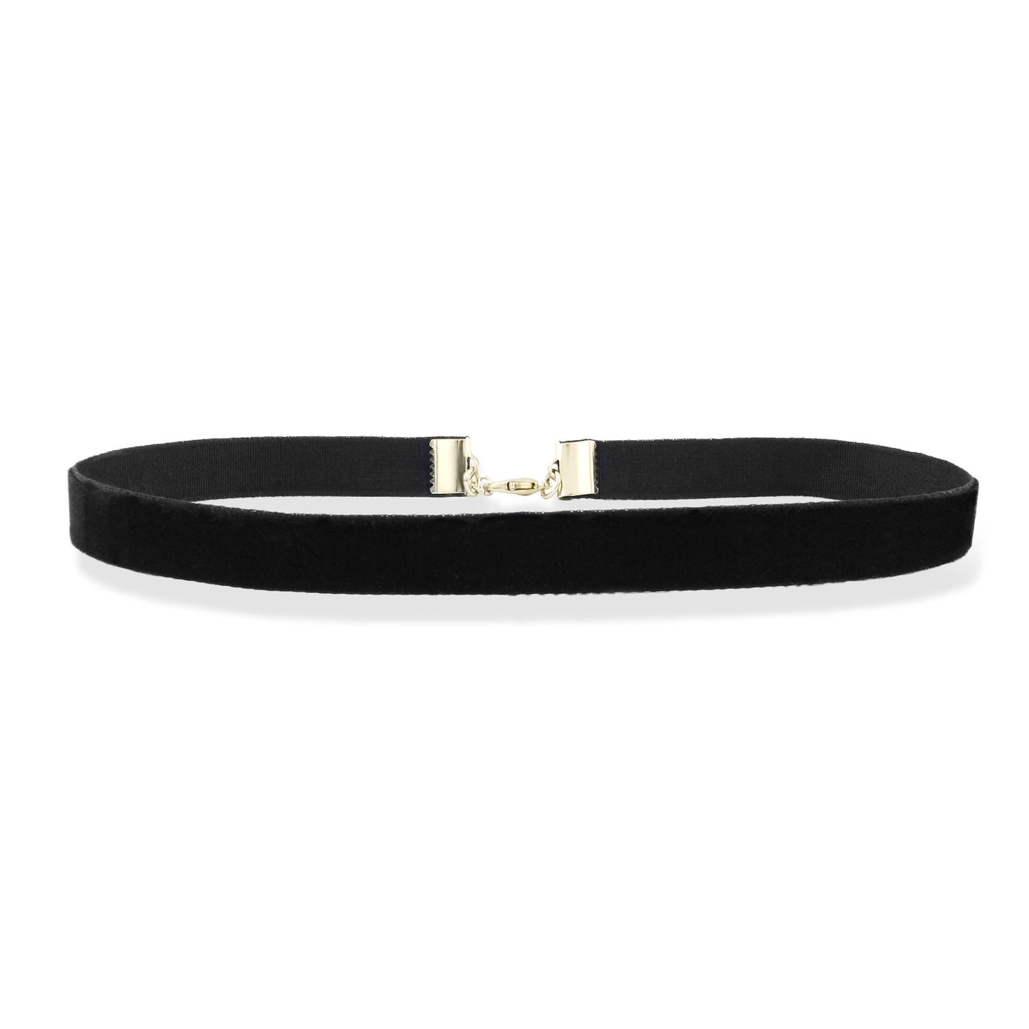 3/8" Black Velvet Choker Necklace