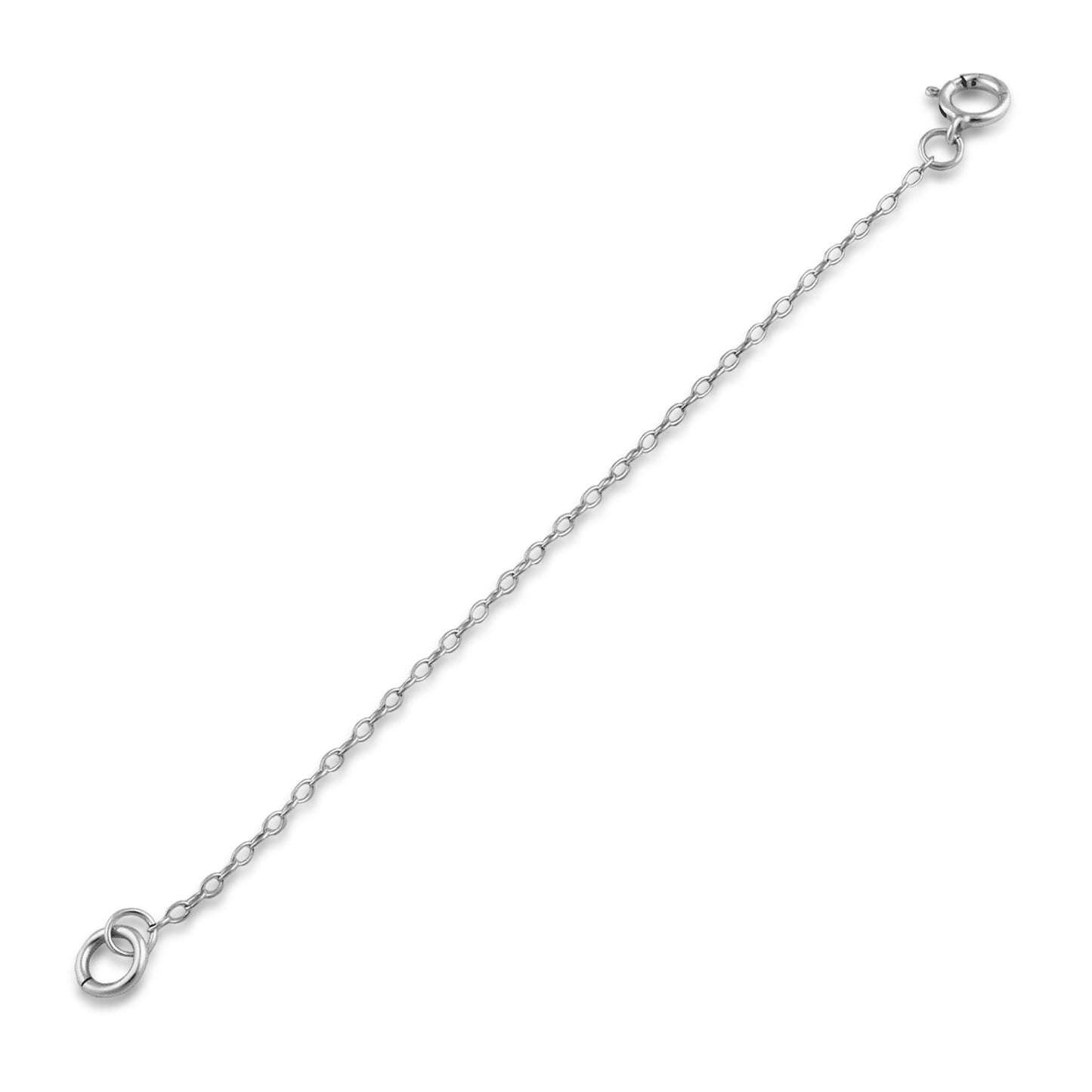 Sterling Silver 1mm Necklace Extender Chain