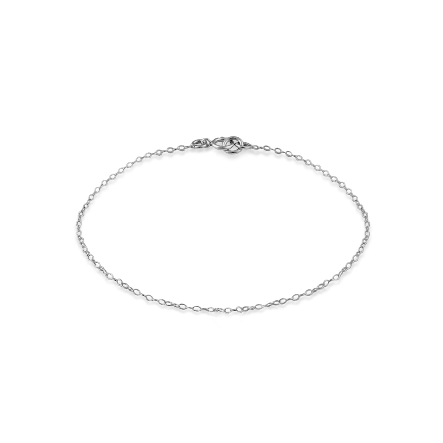 Sterling Silver 1mm Chain Bracelet