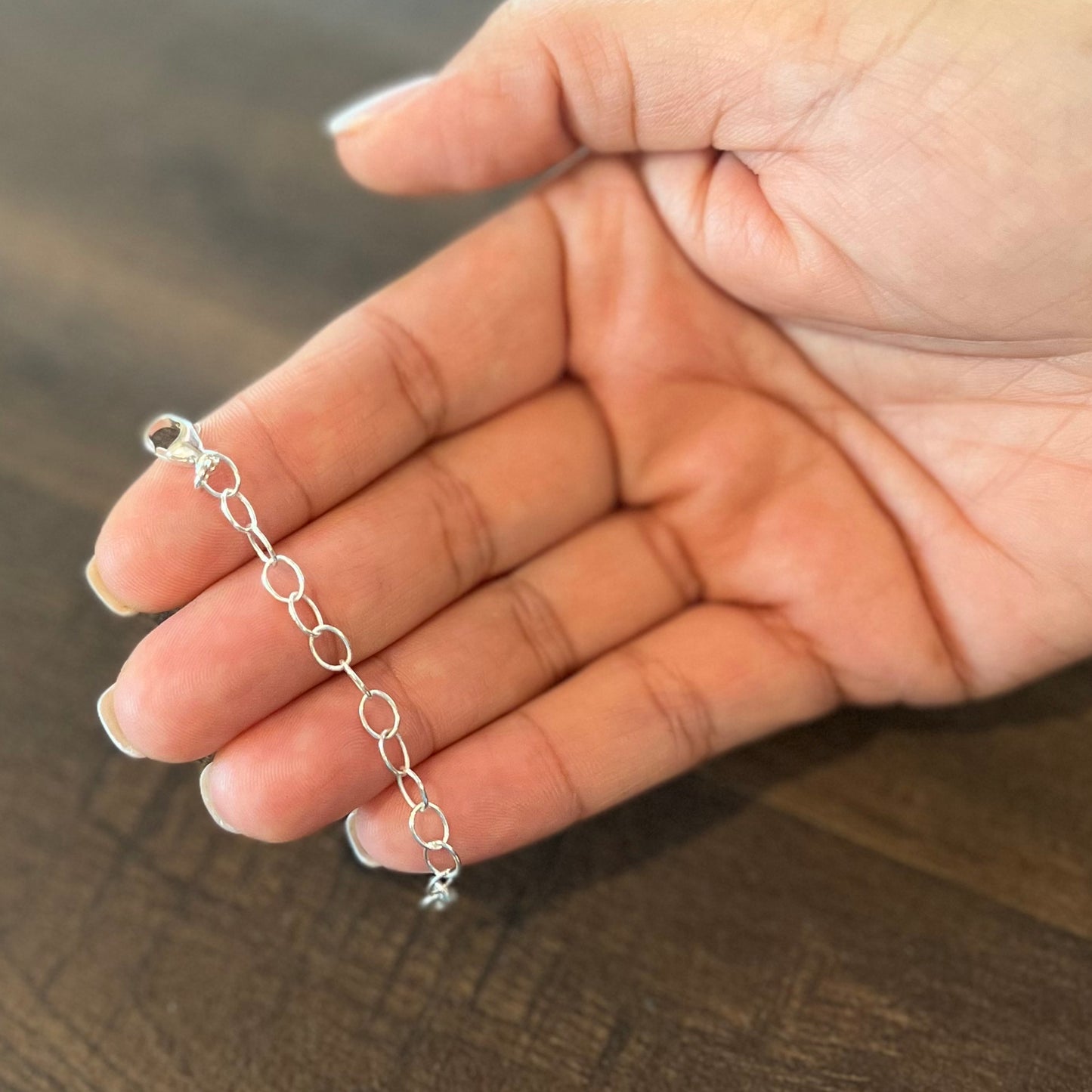 Sterling Silver 5mm Necklace Extender Chain